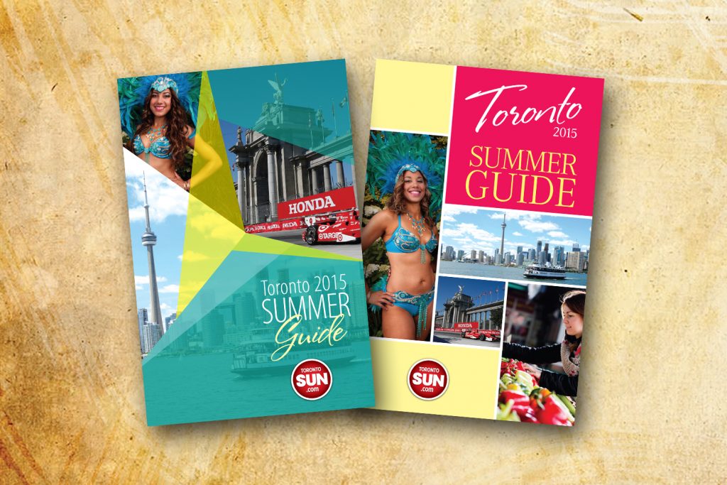 Toronto Summer Guide concepts